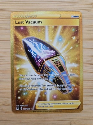 Lost Vacuum 217/196 Lost Origin NM Gold Secret Rare Pokemon Card - Image 1 of 2