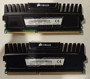 CORSAIR VENGEANCE RAM 8GB KIT (2x4GB sticks) DDR3 1600MHZ CMZ16GX3M4A1600C9 - Picture 1 of 3