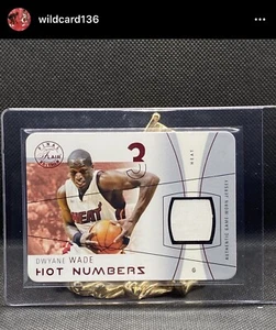 2003-04 Flair Final Edition - Dwayne Wade Hot Numbers Jerseys Die Cuts SP #/18 - Picture 1 of 2