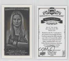 2016 Upper Deck Goodwin Champions Black & White Canvas Minis Paige VanZant #148