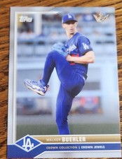 2022 Topps X Bobby Witt Jr Crown Collection #13 Walker Buehler  LA Dodgers