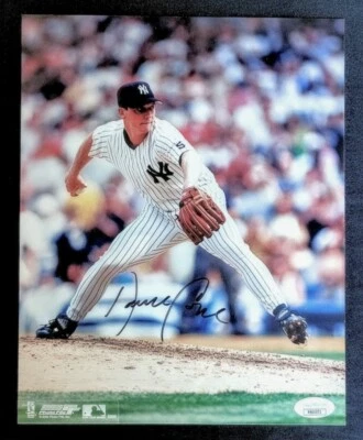 David Cone Yankees Signed 8x10 Photo JSA Certified Authentic Perfect Game - Image 1 of 4