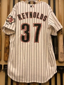 Shane Reynolds - 2002 Houston Astros Game Used Pinstripe Jersey - Texas Patch - Picture 1 of 9
