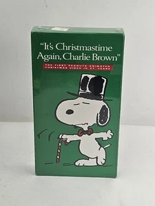 It's Christmastime Again Charlie Brown VHS Charles Shultz Snoopy Christmas Movie - Picture 1 of 2