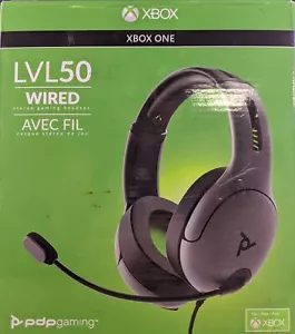 PDP LVL50 Wired Stereo Gaming Headset for Xbox One 048-124-NA-BK - Gray/Black - Picture 1 of 1