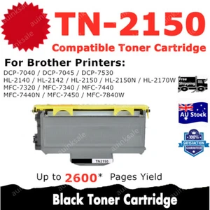 Compatible Toner TN2150 TN-2150 For Brother HL-2140 2142 2150N MFC-7340 7450 - Picture 1 of 12