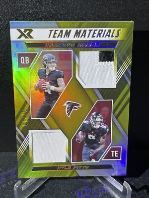 2022 XR Football Rookie Team Materials GOLD RELIC #7/10 DESMOND RIDDER KYLE PITS - Image 1 of 4