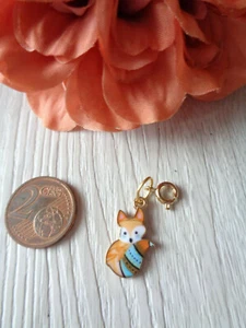 Taschen-oder Schlüsselanhänger "Fuchs"  Emaille - Bild 1 von 1