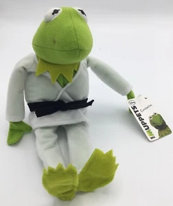 Constantine Dark Kermit Plush Disney Muppets Most Wanted Black Belt 10 inch - Picture 1 of 2