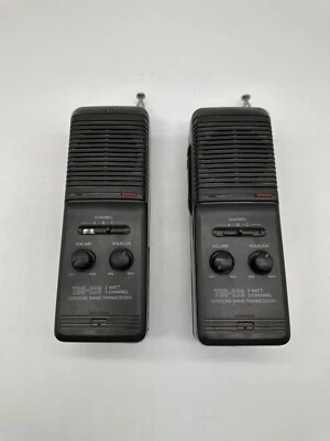Walkie Talkie Radio Shack TRC-23 Transceptor Banda Ciudadana 21-1614C Lote de 2 LEER Foto 1 de 4