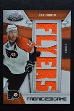 2010-11 Certified Fabric of the Game Team Die Cut JEFF CARTER /25