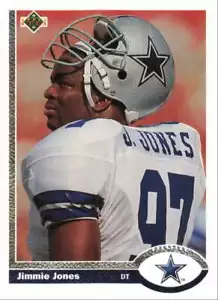 1991 Upper Deck Football Jimmie Jones Dallas Cowboys #430 - Picture 1 of 2
