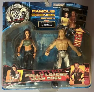 WWF Famous Scenes Lita & Test Fully Loaded July 2000 Jakks Action Figures NEW - Picture 1 of 2