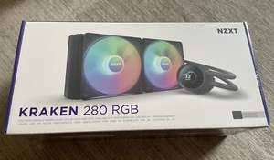 NZXT RL-KR280-B1 280 mm RGB Kraken CPU Liquid Cooler Black - Photo 1/1
