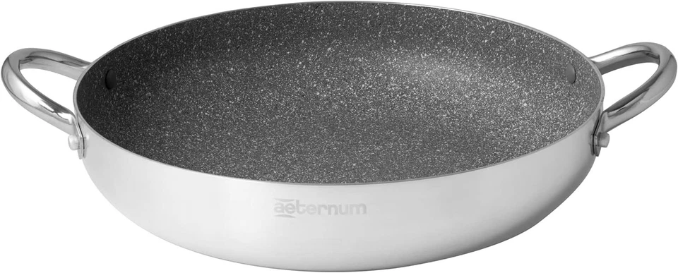 Aeternum Tegame Alluminio antiaderente (36cm) GRANDE FAMIGLIA DELUXE Silver