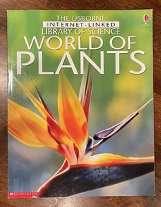 The Usborne World of Plants Book Kirsteen Rogers Paperback Interactive English - Picture 1 of 2
