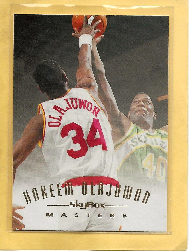 HAKEEM OLAJUWON - 1995-96 Skybox Emotion "Masters" - #116 - Rockets - MINT - Image 1 of 1