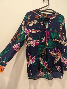 The Collection Debenhams Floral Business Shirt Size 12 - Picture 1 of 9