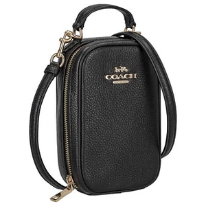 Coach Women�fs shoulder bag CB854 IMBLK EVA PHONE CROSSBODY Newarticle - Picture 1 of 3