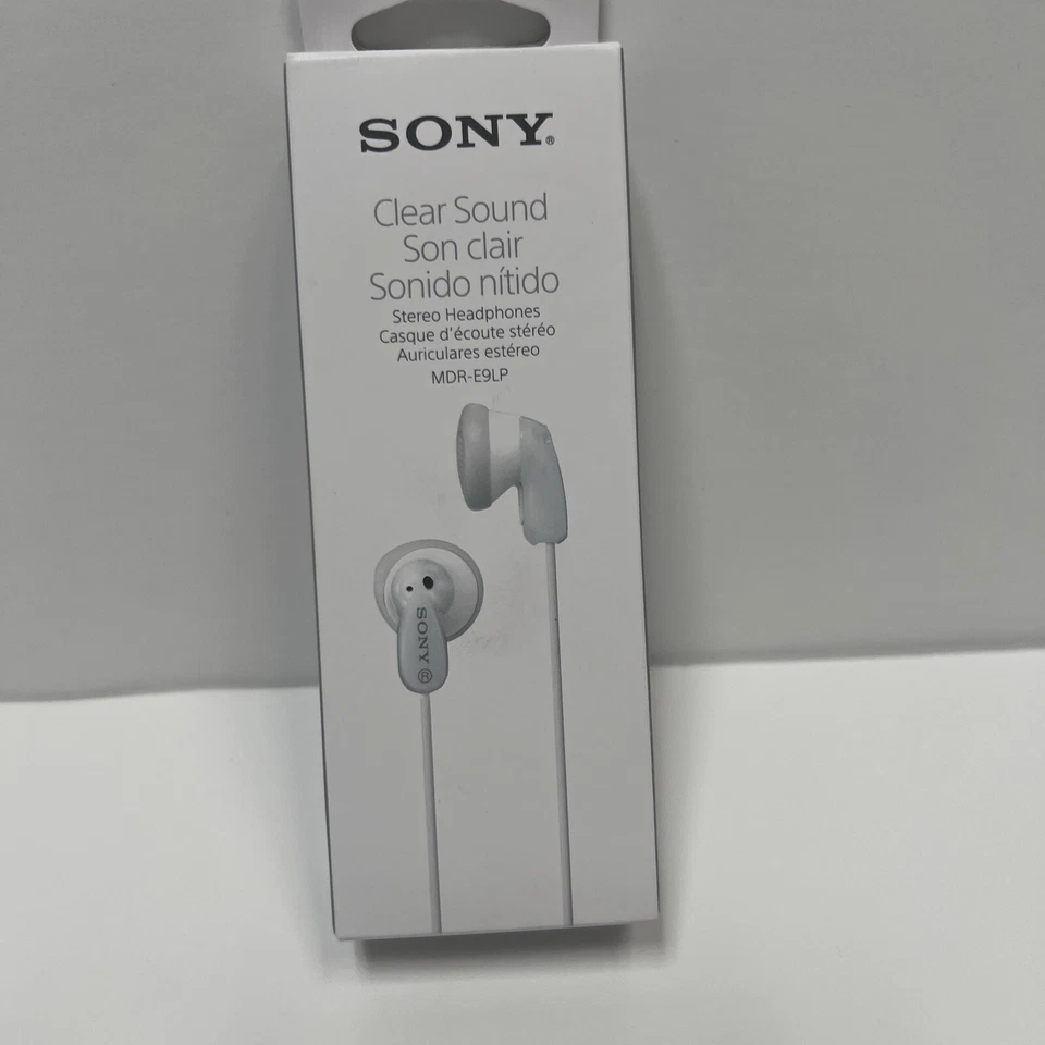Sony MDR E9lp Fashion Earbuds Stereo Headphones White