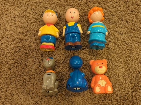 Caillou Figure In Tubes rexy Rosie Caillou teddy lot Cover