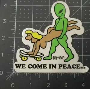 RIPNDIP Skate STICKER nermal We Out Here 7 rip n dip skate laptop decal 231 K - Picture 1 of 1