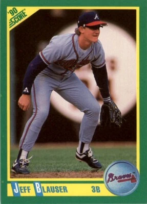 1990 Score MLB Jeff Blauser #178 - Image 1 of 2