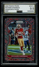 2020 Panini Prizm Snakeskin Prizm #287 SF 49ers Richard Sherman AGS 9.5 MINT+