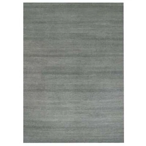 14'x18'1" Cloud Gray Grass Design Undyed Wool Hand Knotted Oversized Rug R79692 - Picture 1 of 11