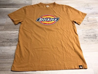 Camiseta Dickies Clásica Logo Ropa de Trabajo Gráfica Camiseta Marrón Manga Corta Adulto Talla M Foto 1 de 4