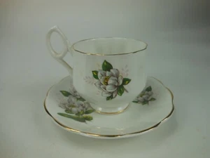 Royal Dover China Cup & Saucer July Water Lily Bone China - Picture 1 of 7