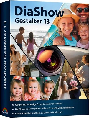 Diashow Gestalter 13 - Fotoshows erstellen mit Fotos, Videos und Musik - DVD-ROM - Bild 1 von 4