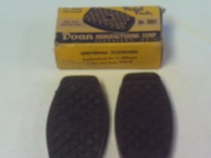 Vintage Doan Replacement Slip-On Pedal Pads 15 Different Makes Of cars 1925-37 - Picture 1 of 5