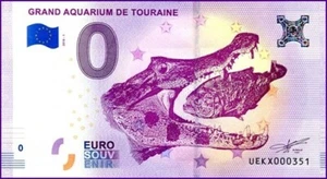 GRAND AQUARIUM DE TOURAINE / BILLET 0 € / NULL EURO-SCHEIN / UEKX 2018-1 - Picture 1 of 1