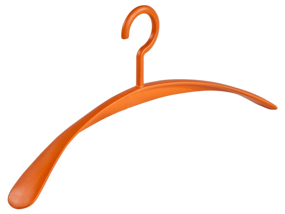 WING Kleiderbügel 5 er Set orange geschwungenes Design und edles Aussehen - Bild 1 von 1