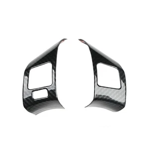Car Steering Wheel Button Cover Carbon Fiber Trim For Lexus IS250 350 2006-2012 - Foto 1 di 8