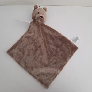 New Suzhou Megatex Brown Plush Bear Security Blanket Lovey Baby Toy - Picture 1 of 4