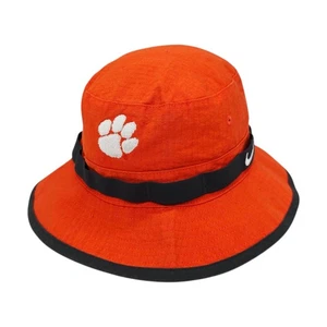 Cappello Nike Clemson Tigers Bucket taglia M/L Dri-Fit arancione Boonie Performance NCAA - Foto 1 di 10