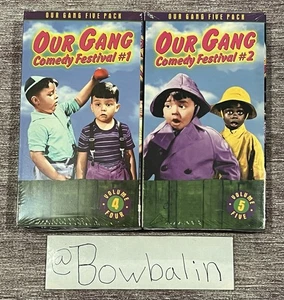 Our Gang : Comedy Festival #1 & #2 ( VHS , 1999 ) Vintage Media Sealed & New ! - Picture 1 of 9