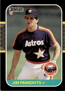 1987 Donruss Jim Pankovits Houston Astros #605 - Picture 1 of 2
