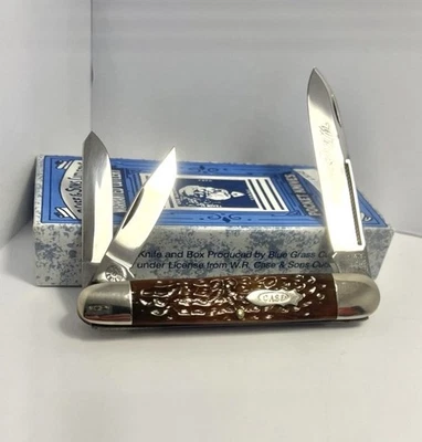 WR Case & Sons Clásico 1990 Honey Jigged Bone Cigar Grande Whittler ¡Casi Como Nuevo! Foto 1 de 4