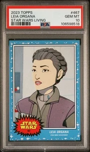 2023 Topps Star Wars Living Set #467 Leia Organa PSA 10 Gem Mint 106598518 - Picture 1 of 2