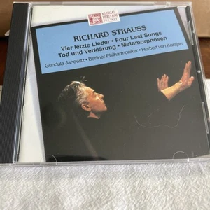 Strauss Tod Und Verklarung Metamorphosen Berlin Philharmonic Karajan CD 1997 MHS - Picture 1 of 5