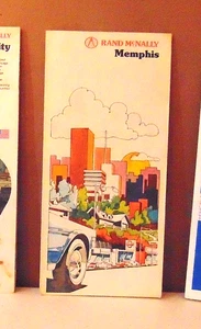 1981 Rand McNally Straßenkarte von Memphis, Tennessee - Bild 1 von 1