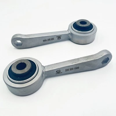 Barra estabilizadora delantera enlace para Mercedes-Benz W220 2203201589 2203201689 2 piezas Foto 1 de 4