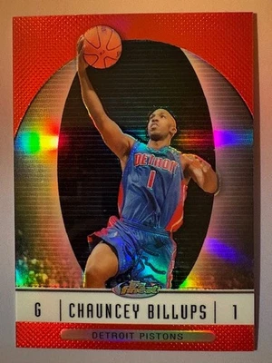 2006-07 Chauncey Billups Topps Finest Veteran Refractor Foto 1 de 2