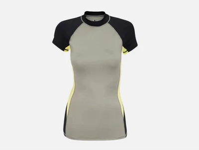 NEW SeaDoo Beach Short Sleeve Womens Rashguards Gray XLarge 4544611215 - Image 1 of 4