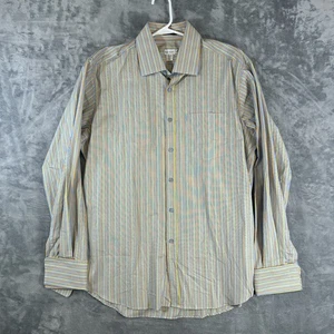 Paul Smith Men’s 17.5 / 44 Multicolor Stripe Dress Shirt Italy 100% Cotton NWOT - Picture 1 of 9