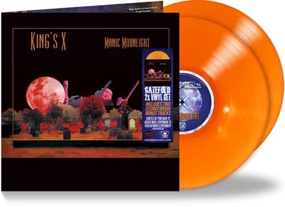 King's X - Manic Moonlight - Orange [New Vinyl LP] Bonus Tracks, Colored Vinyl, - Image 1 of 2