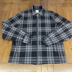 Vuori Range Jacke kariert schwarz grau Herren Größe Large Reißverschluss - Bild 1 von 10